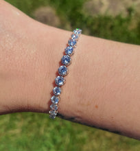 Load image into Gallery viewer, Fancy CZ Bracelet - Sterling Silver