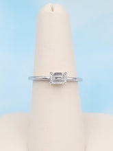 Load image into Gallery viewer, East to West Emerald-Cut Lab Diamond Ring - 14K White Gold