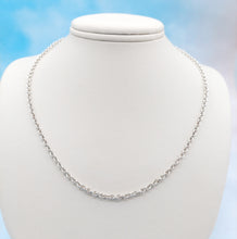 Load image into Gallery viewer, Tiffany &amp; Co Estate Round Rolo Sterling Silver Chain 16"