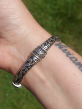 Load image into Gallery viewer, Antique Filigree Design Bangle Bracelet (Stretch to Fit) - Estate