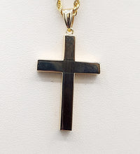 Load image into Gallery viewer, Hollow Cross Pendant - 14K Yellow Gold