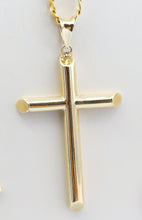 Load image into Gallery viewer, 2&quot; Polished Cross - 14K Yellow Gold