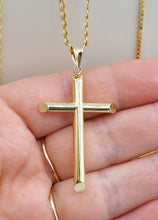 Load image into Gallery viewer, 2&quot; Polished Cross - 14K Yellow Gold