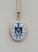 Load image into Gallery viewer, Mother Mary Charm - 14K Yellow Gold