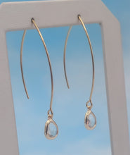 Load image into Gallery viewer, Clear Mini Teardrop Gemstone Threader