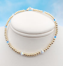 Load image into Gallery viewer, Crystal AB By The Yard Anklet Bracelet - Our Whole Heart