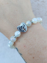Load image into Gallery viewer, Angel Wings Moonstone Precious Symbols Bracelet - TJazelle