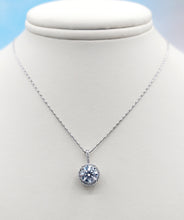 Load image into Gallery viewer, 1.07 Carat Lab Diamond Solitaire Necklace - 14K White Gold