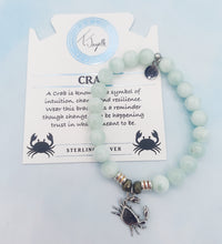 Load image into Gallery viewer, "Crab"Charm Bracelet - Sterling Silver TJazelle