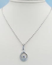 Load image into Gallery viewer, Diamond Infinity Necklace - 14K White Gold