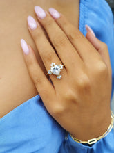 Load image into Gallery viewer, 2.5 Carat Heart Moissanite Diamond Ring - 14K Yellow Gold - Marie's Custom Design