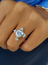 Load image into Gallery viewer, 2.5 Carat Heart Moissanite Diamond Ring - 14K Yellow Gold - Marie's Custom Design