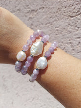 Load image into Gallery viewer, Mauve Jade Pearl Coin Beaded Bracelet - TJazelle Marie&#39;s Exclusive