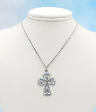 Load image into Gallery viewer, Four Way Medal Necklace - Sterling Silver