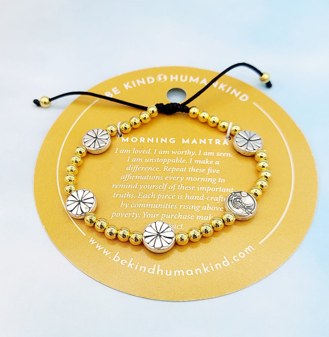 Be Kind Humankind Bracelet - MY SAINT MY HERO