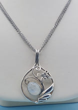 Load image into Gallery viewer, Butterfly Moonstone Necklace - Sterling Silver
