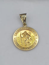 Load image into Gallery viewer, Saint Christopher Necklace - 14K Gold