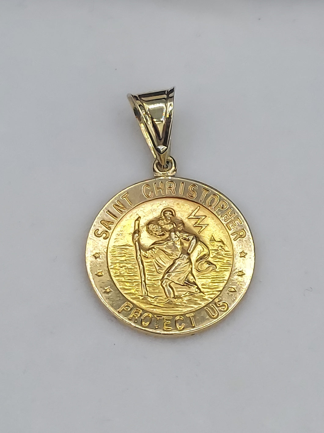 Saint Christopher Necklace - 14K Gold