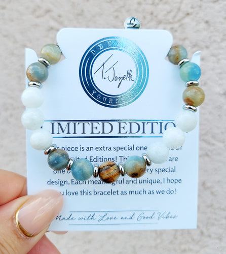 Blue Calcite & Celestine Limited Edition Bracelet - TJazelle