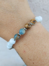 Load image into Gallery viewer, Blue Calcite &amp; Celestine Limited Edition Bracelet - TJazelle