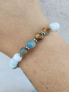 Blue Calcite & Celestine Limited Edition Bracelet - TJazelle