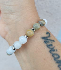 Blue Calcite & Celestine Limited Edition Bracelet - TJazelle