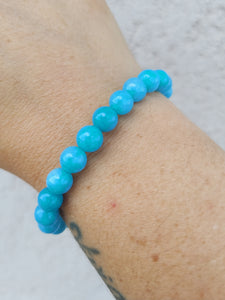 Dark Blue Chalcedony Stacker - TJazelle *Limited Edition*