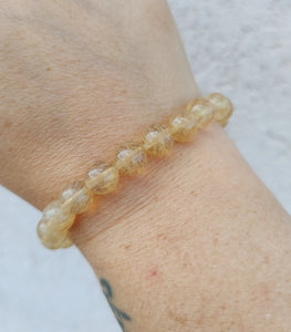 Golden Rutilated Quartz Stacker - TJazelle *Limited Edition*