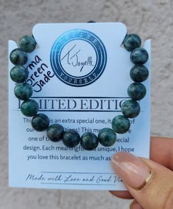 Burma Green Jade Stacker - TJazelle *Limited Edition*