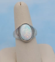 Load image into Gallery viewer, Opal Signet Ring - Sterling Silver