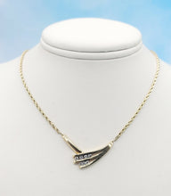 Load image into Gallery viewer, Vintage Diamond Bypass Necklace - 14K Gold