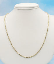 Load image into Gallery viewer, 14K Yellow Gold Rope Chain - 22" (estate)