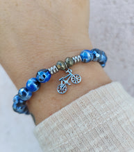 Load image into Gallery viewer, "Just Cruise" Silver Charm Bracelet - TJazelle