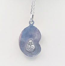 Load image into Gallery viewer, Blessed Mother and Child Pendant &amp; 22&quot; Chain - Sterling Silver