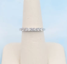 Load image into Gallery viewer, The Lucky Seven .35 Carat Diamond Band - 14K White Gold