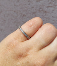 Load image into Gallery viewer, .22 Carat Diamond Band - 14K White Gold