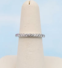 Load image into Gallery viewer, .33 Carat Diamond Band - 14K White Gold