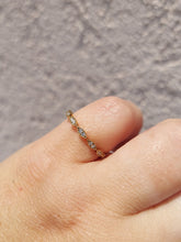 Load image into Gallery viewer, .09 Carat Dainty Diamond Band - 14K Yellow Gold
