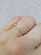 Load image into Gallery viewer, Diamond Wave Design Band - .24 Carats - 14K Yellow Gold