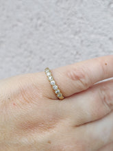 Load image into Gallery viewer, Lucky Seven Stone Diamond Band - 14K Yellow Gold