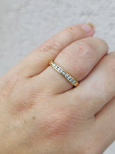 Load image into Gallery viewer, .36 Carat Channel Set Diamond Band - 14K Yellow Gold