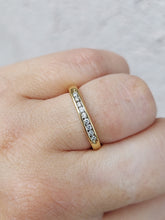 Load image into Gallery viewer, .36 Carat Channel Set Diamond Band - 14K Yellow Gold
