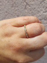 Load image into Gallery viewer, Marquise and Round Shaped Diamond Band - .20 Carats - 14K Yellow Gold