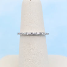 Load image into Gallery viewer, .20 Carat Pave Diamond Band - 14K White Gold