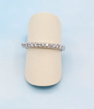 Load image into Gallery viewer, .30 Carat Diamond Band with 13 Diamonds - 14K White Gold