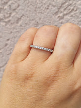 Load image into Gallery viewer, .30 Carat Diamond Band with 13 Diamonds - 14K White Gold