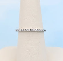 Load image into Gallery viewer, .20 Carat Pave Diamond Band with European Shank - 14K White Gold
