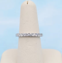 Load image into Gallery viewer, .52 Carat Diamond Band with 9 Diamonds - 14K White Gold
