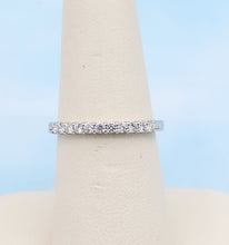 Load image into Gallery viewer, .24 Carat Diamond Band - 14K White Gold