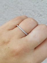 Load image into Gallery viewer, .20 Carat Pave Diamond Band with European Shank - 14K White Gold